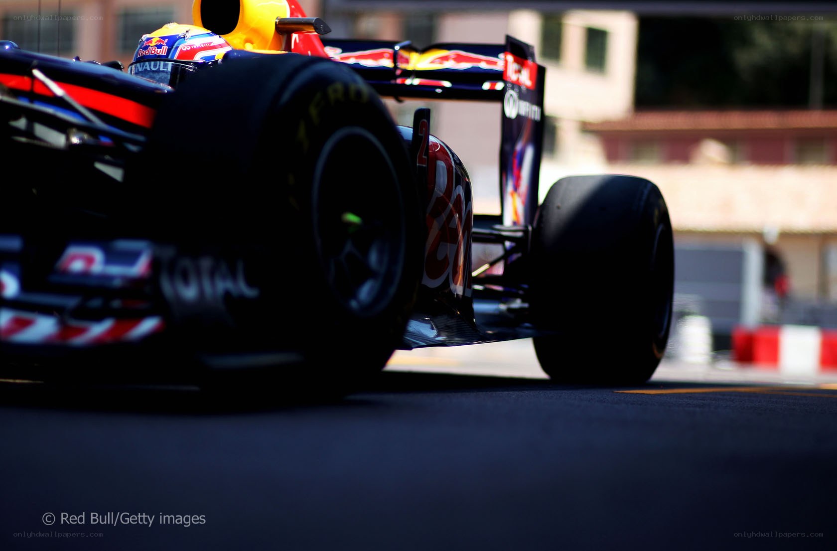 Formula 1 car on track