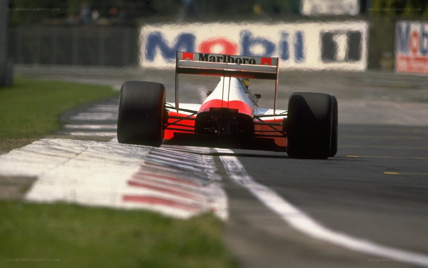 Formula 1 car on track