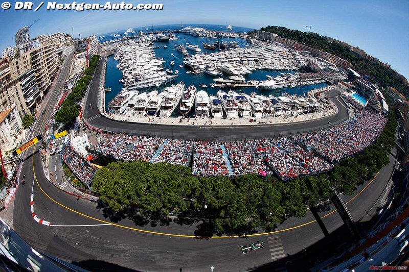 Formula 1 Car on Track — Blue, Bustling