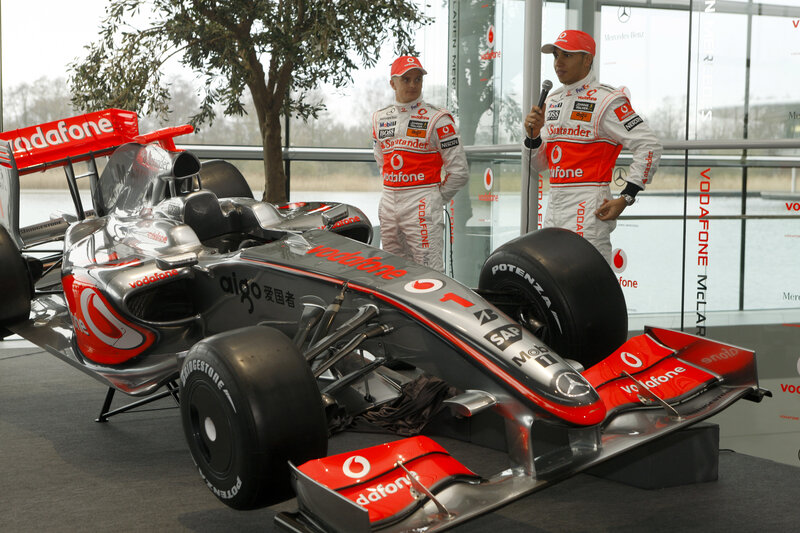Formula 1 car presentation