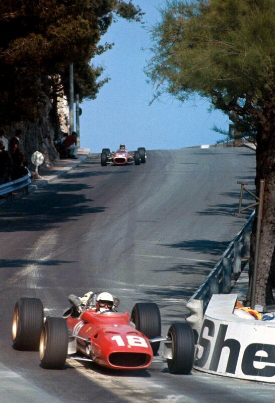 Formula 1 cars on a track