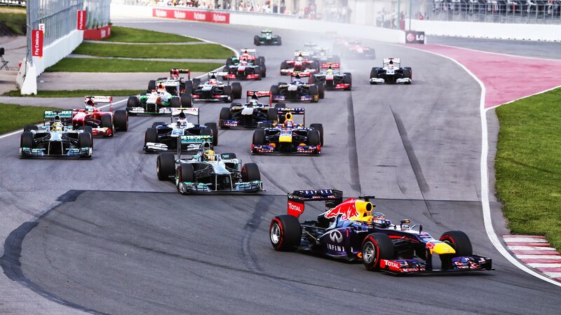 Formula 1 Cars Racing — Black, Dynamic