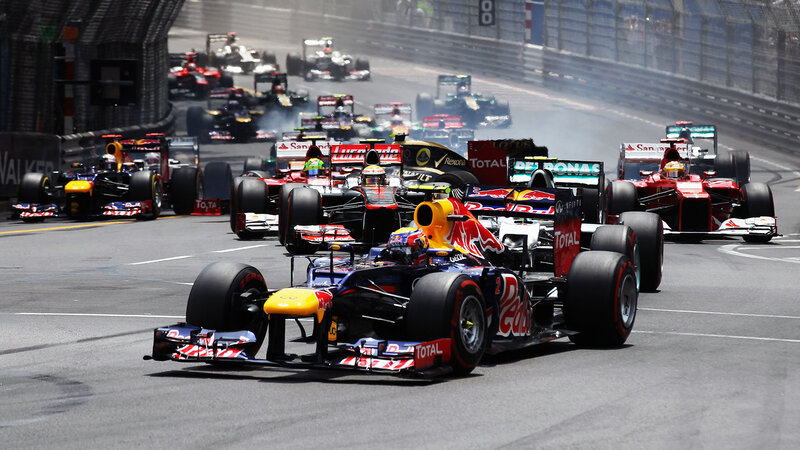 Formula 1 Cars Racing — Black, Intense