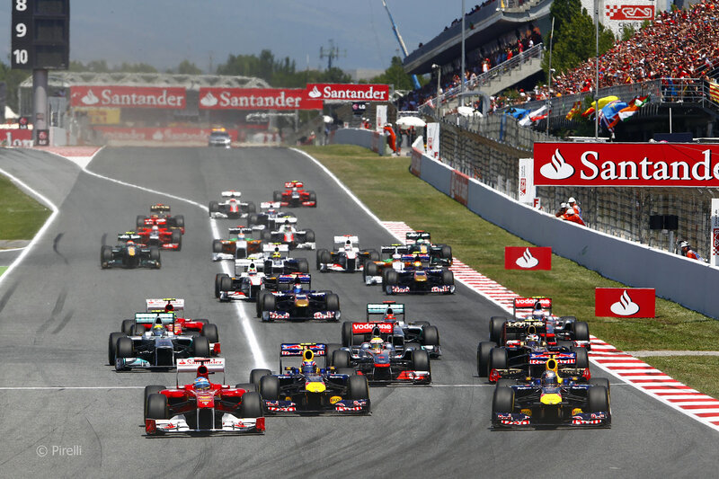 Formula 1 Cars Racing — Red
