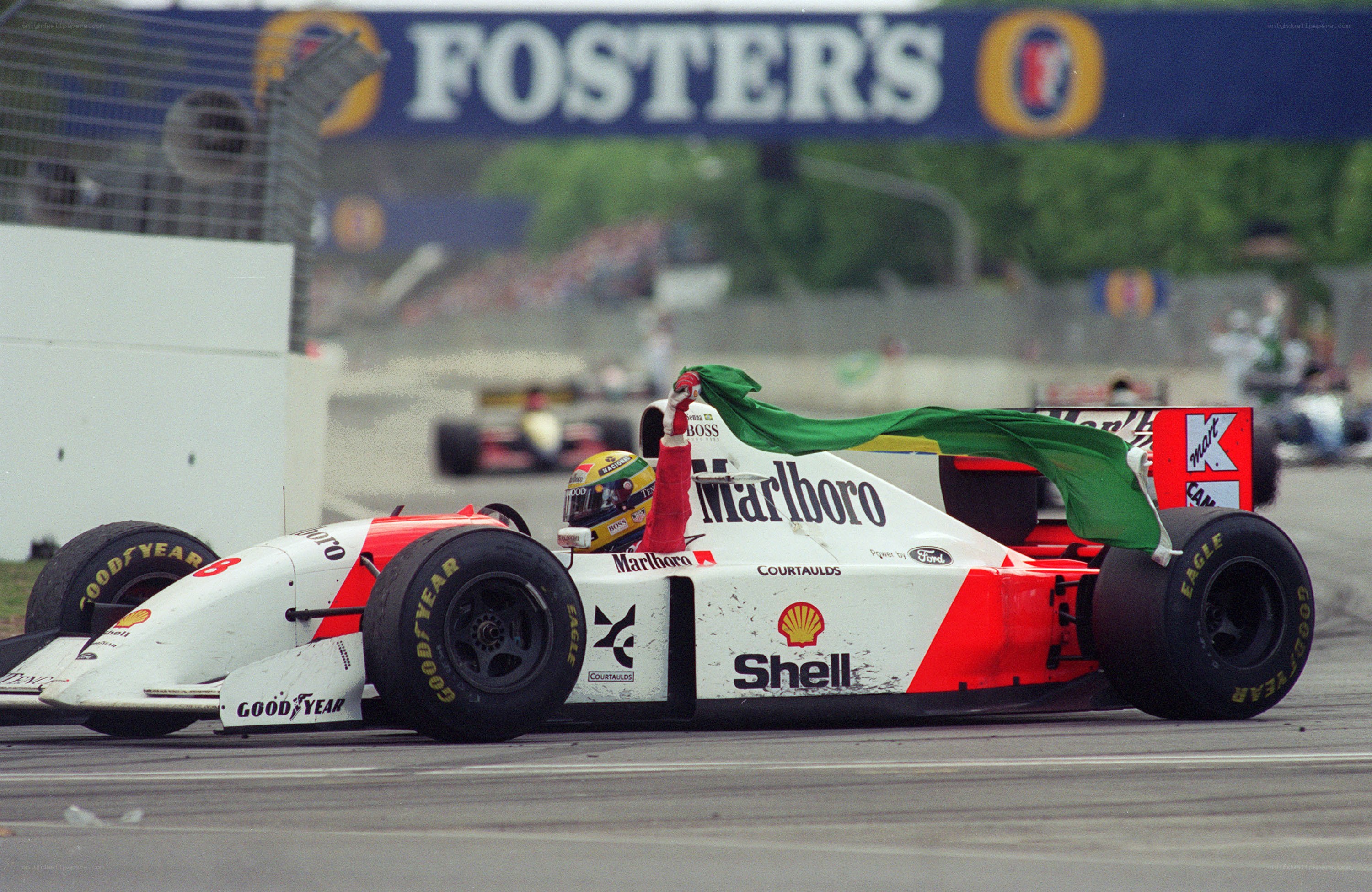 Formula 1 driver celebrating victory