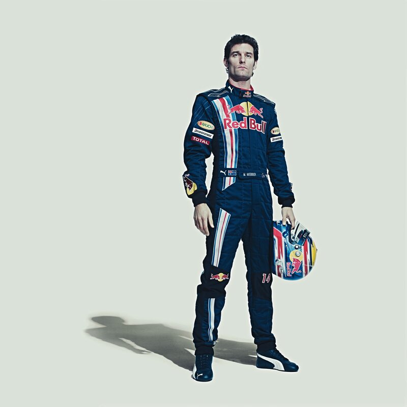 Formula 1 driver portrait