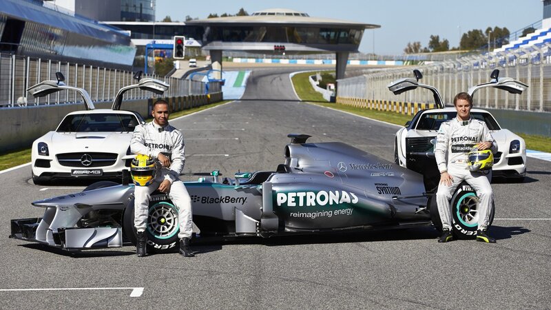 Formula 1 Drivers on Track — Silver