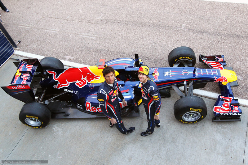 Formula 1 drivers with car