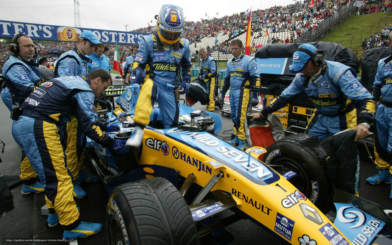 Formula 1 pit stop
