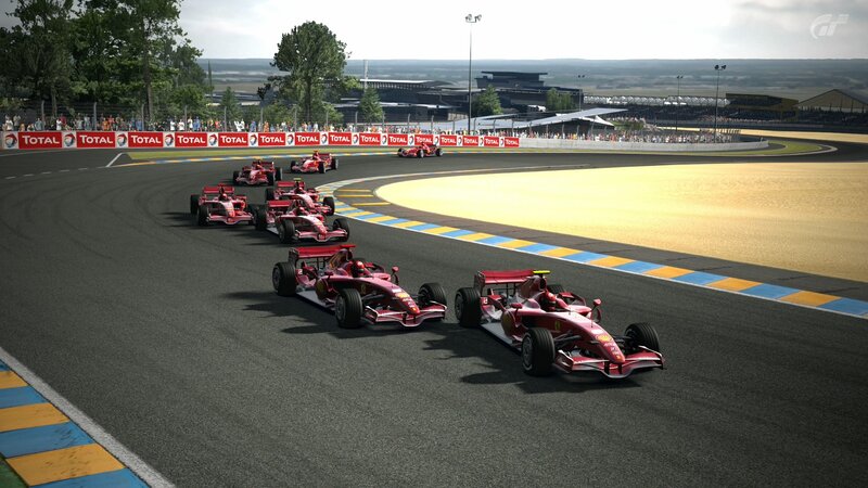 Formula 1 race at Circuit de Spa-Francorchamps