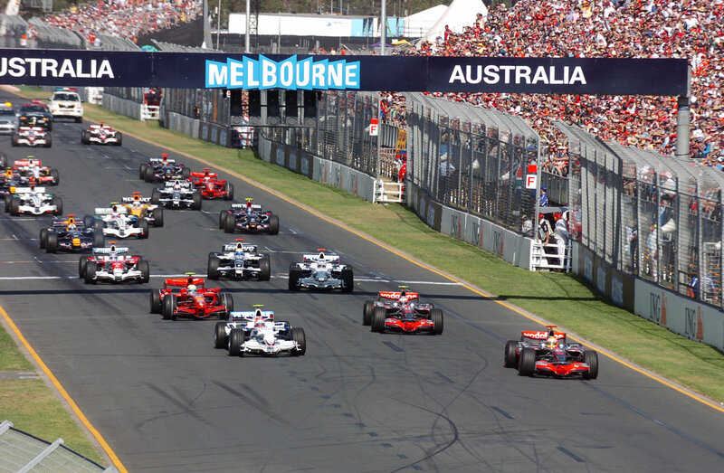 Formula 1 race at Melbourne