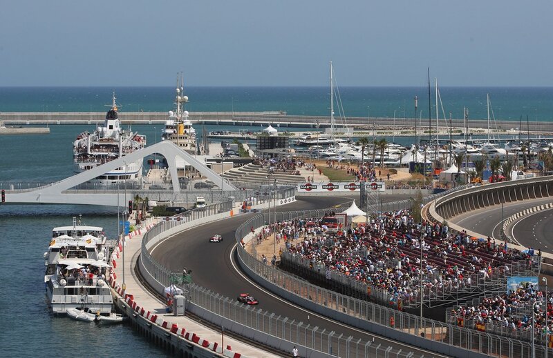 Formula 1 race at port circuit