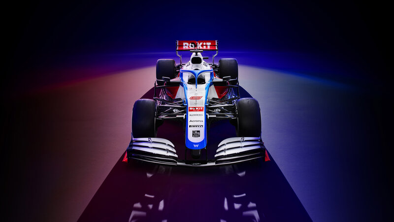 Formula 1 Race Car — Blue