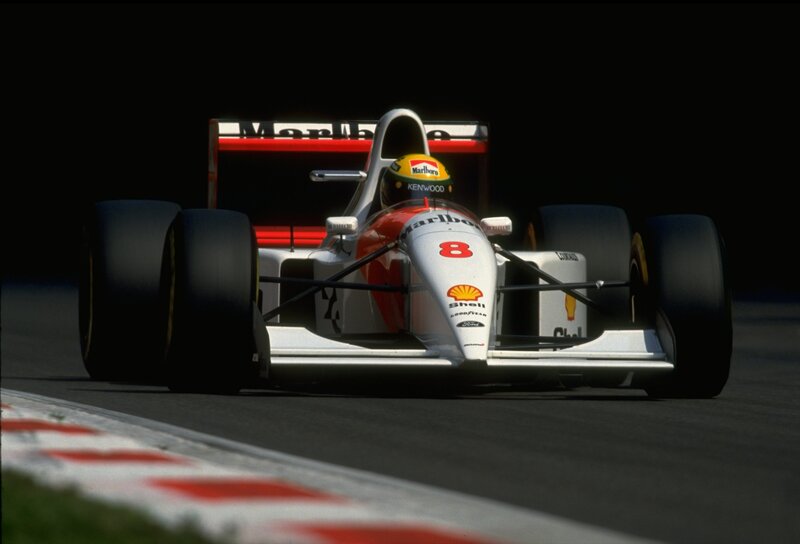 Formula 1 race car on track