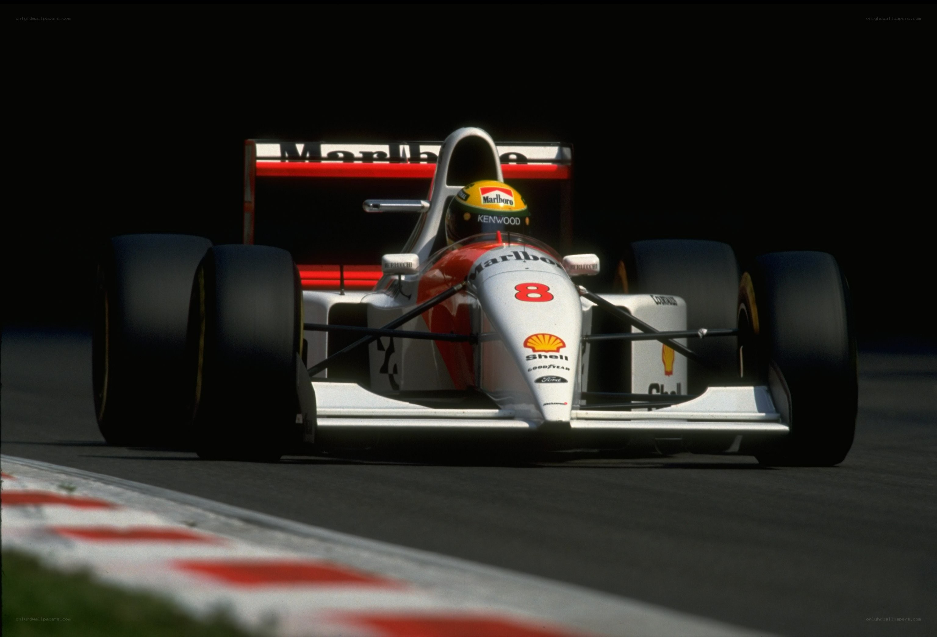 Formula 1 race car on track