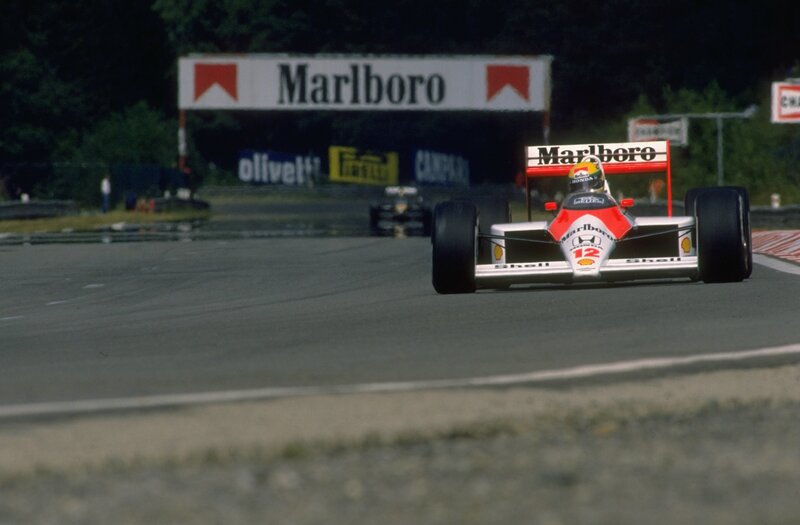 Formula 1 race car on track