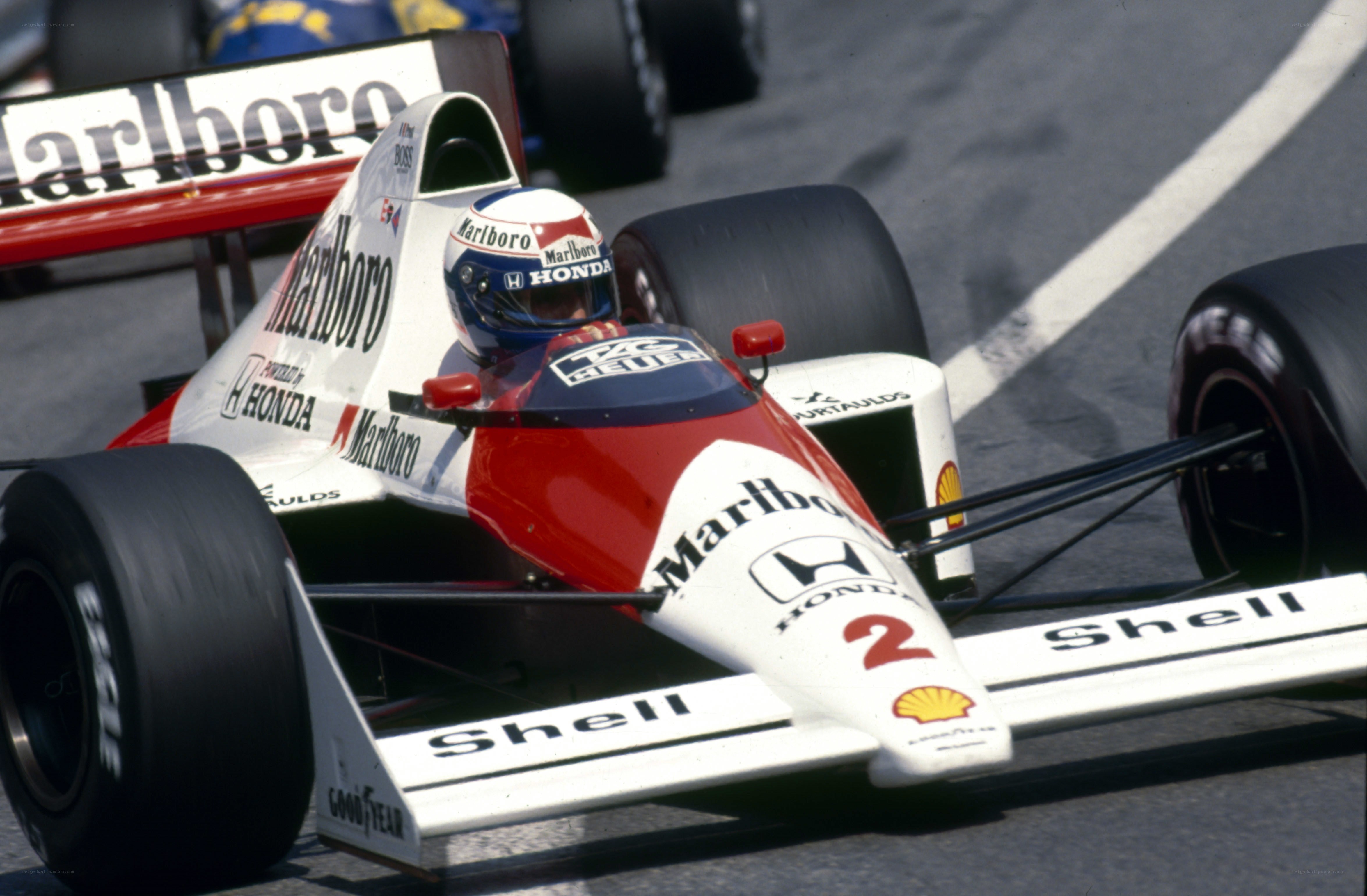 Formula 1 race car on track