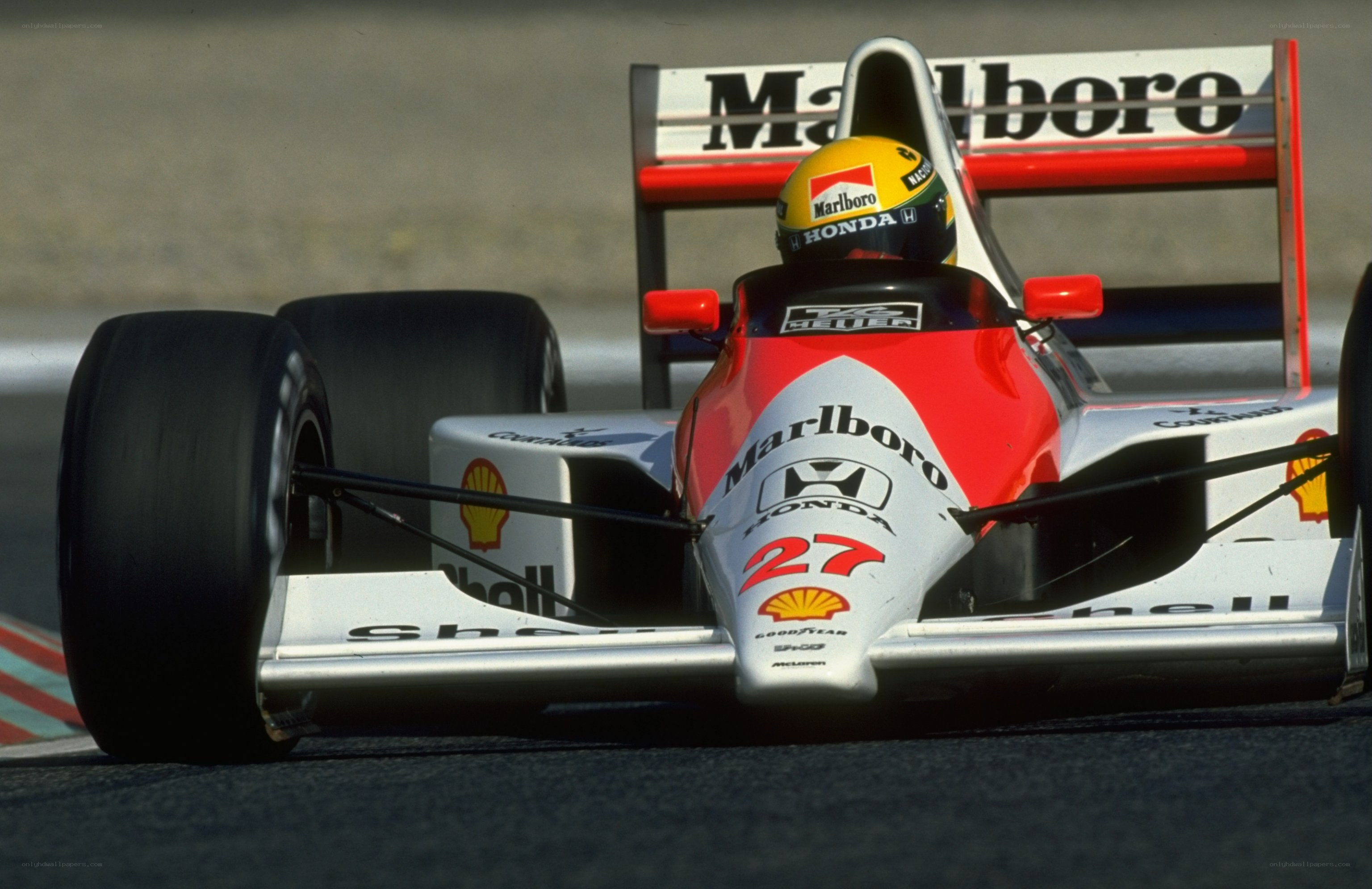 Formula 1 race car on track
