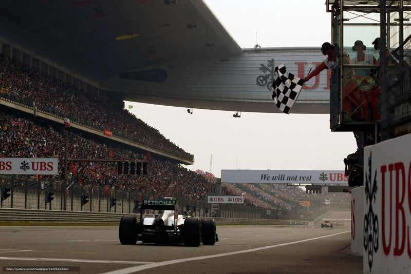 Formula 1 race finish