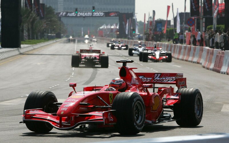 Formula 1 race in Dubai