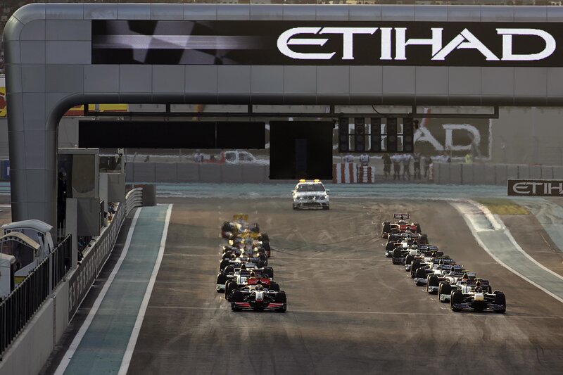 Formula 1 race start