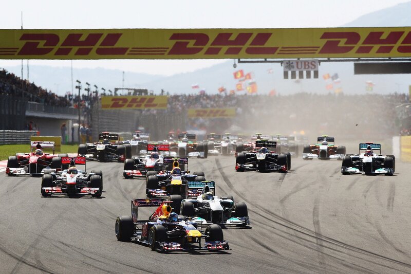 Formula 1 race start