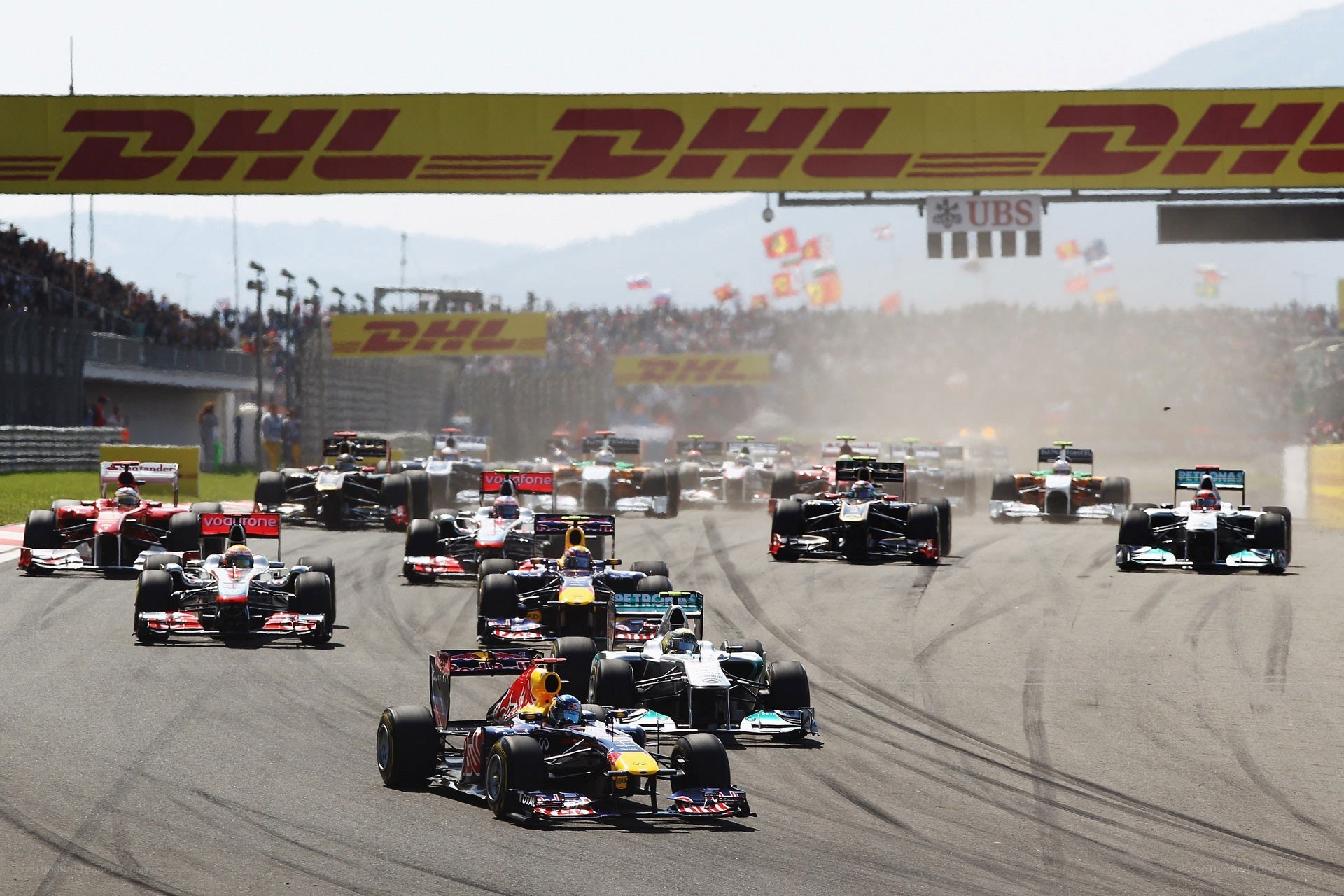 Formula 1 race start