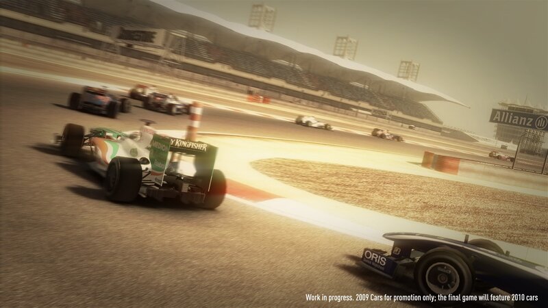 Formula 1 racing action