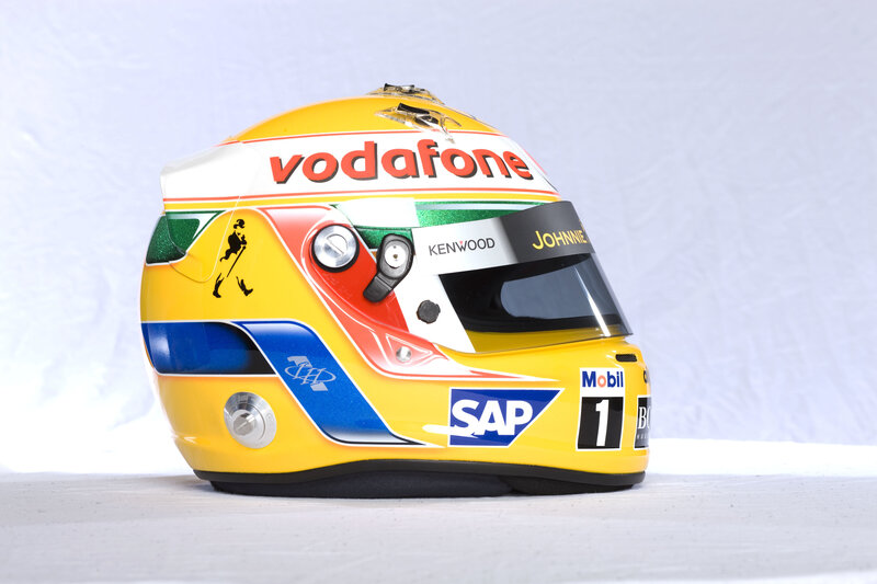 Formula 1 racing helmet
