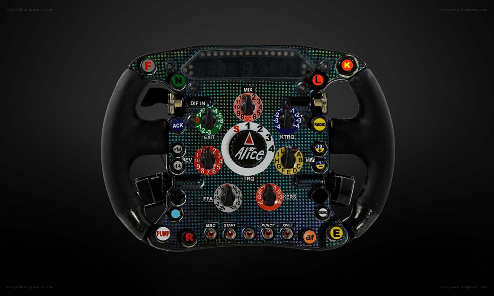 Formula 1 steering wheel