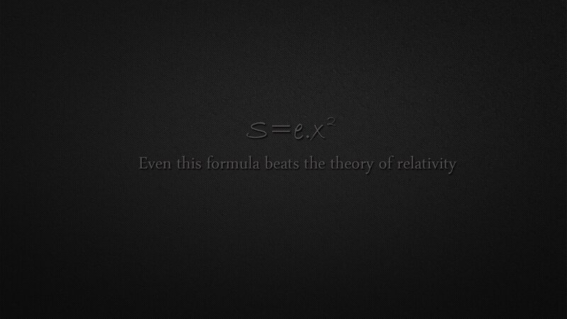 formula beats relativity