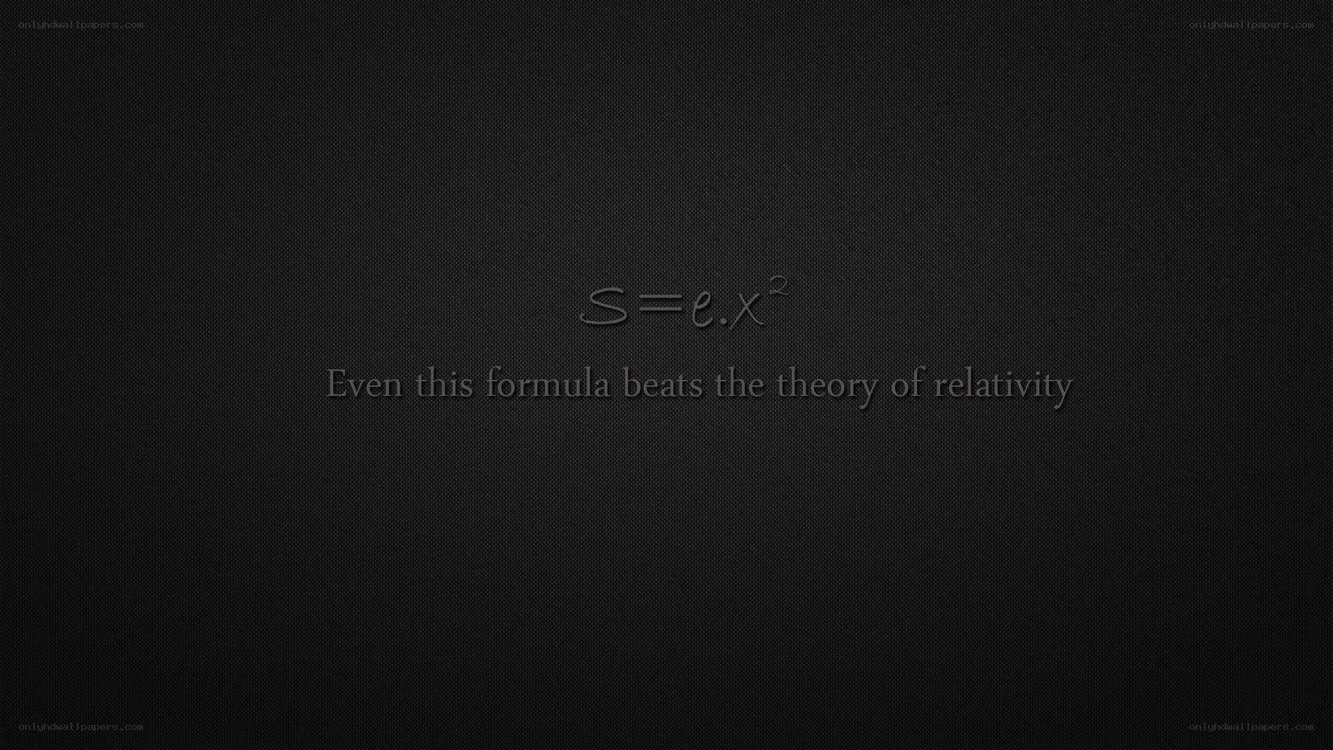 formula beats relativity