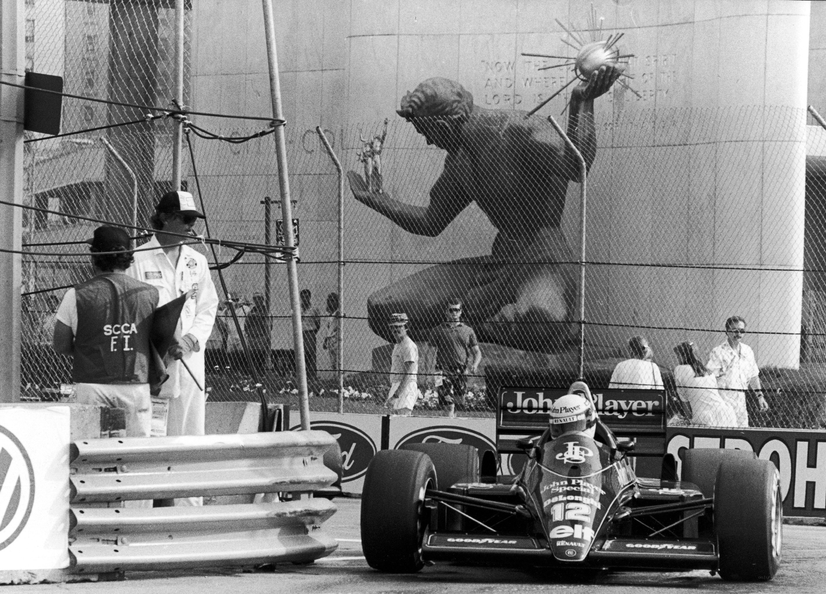 Formula One car at a race
