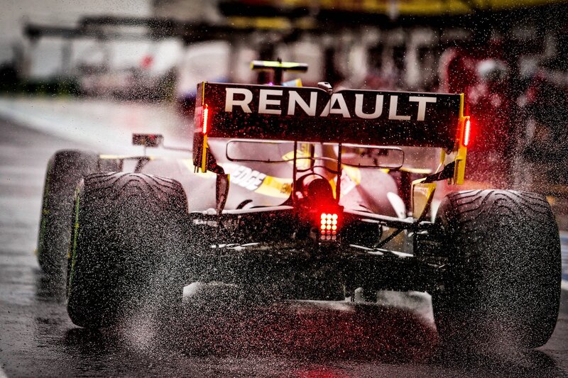 Formula One Car — Black, Dramatic, Photograph, Race Track