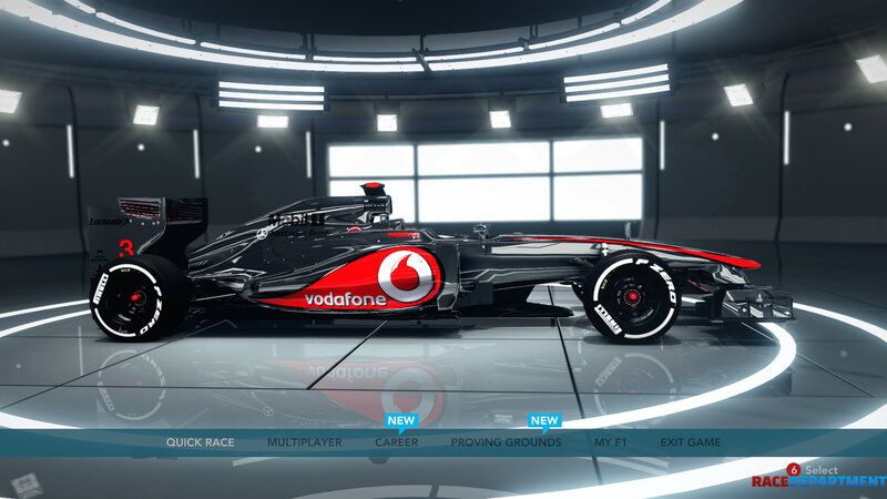 Formula One Car — Black, Modern