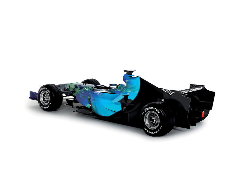 Formula One Car — Black, Neutral, Photograph, Tires