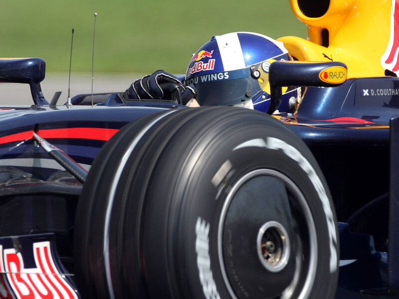 Formula One Car — Blue, Dynamic