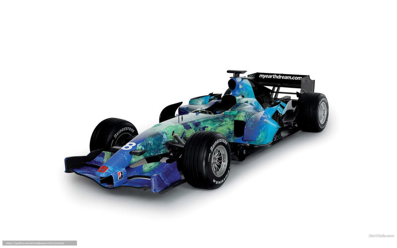 Formula One Car — Blue, Neutral, Photograph