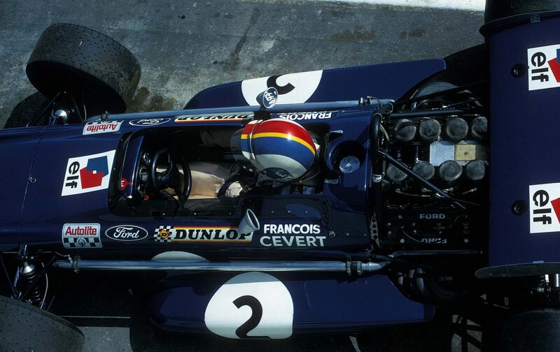 Formula One car cockpit