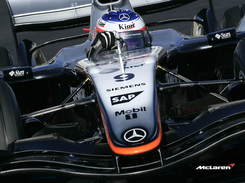 Formula One Car Cockpit — Black, Focused