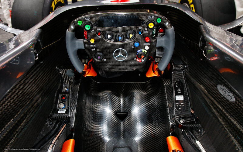 Formula One Car Cockpit — Black, Technical