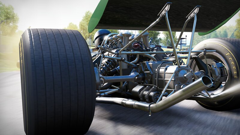 Formula One Car Engine — Black