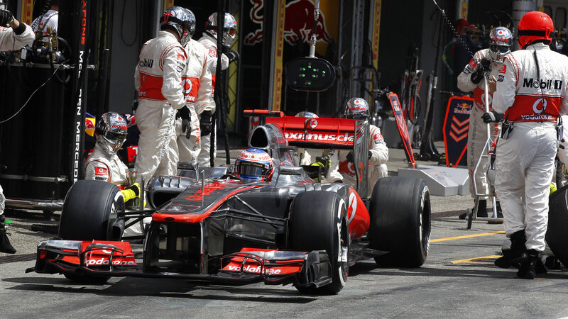 Formula One Car in Pit