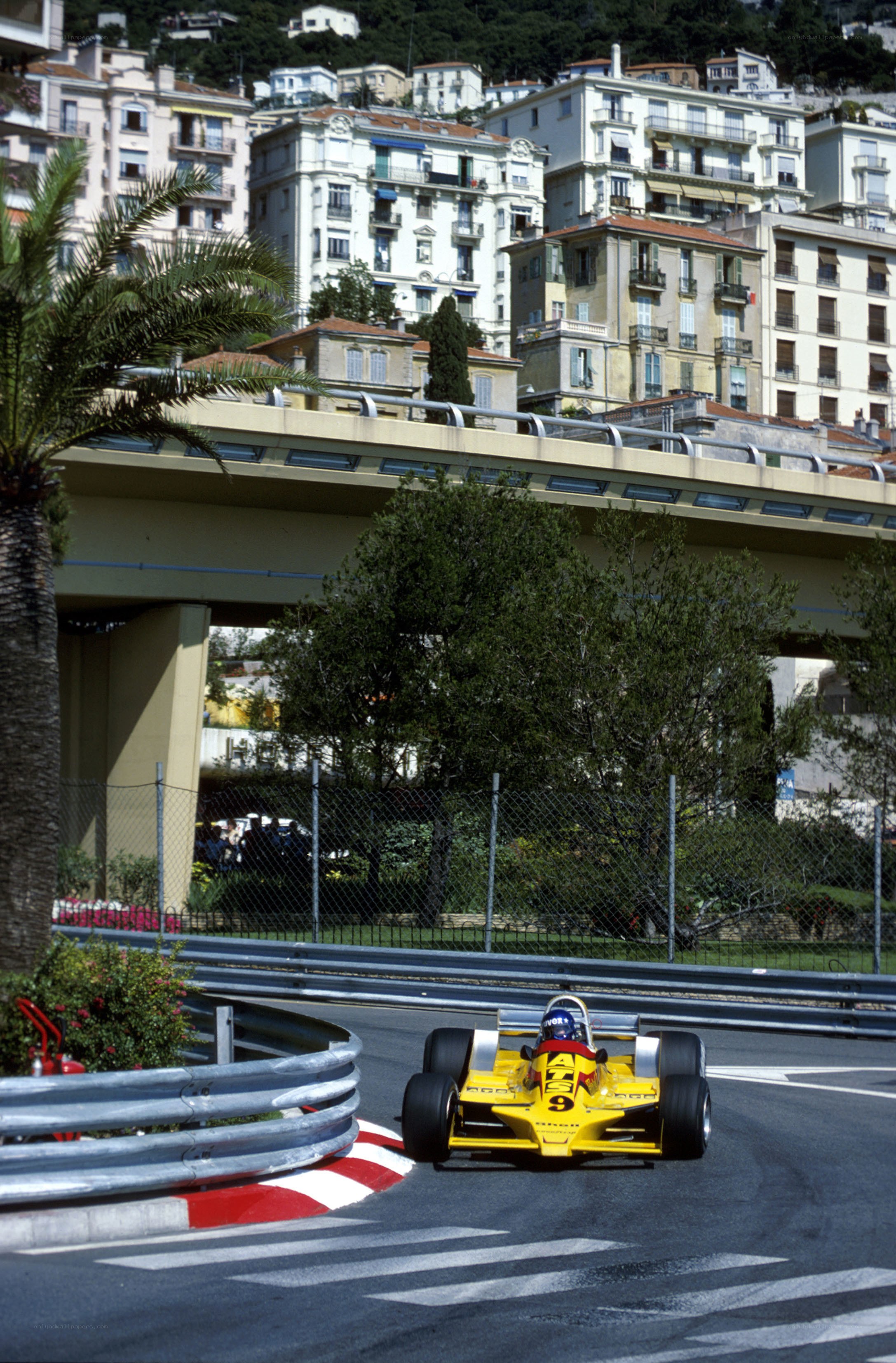 Formula One car on a city circuit