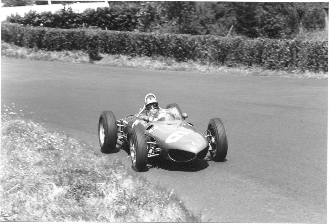 Formula One car on a racetrack