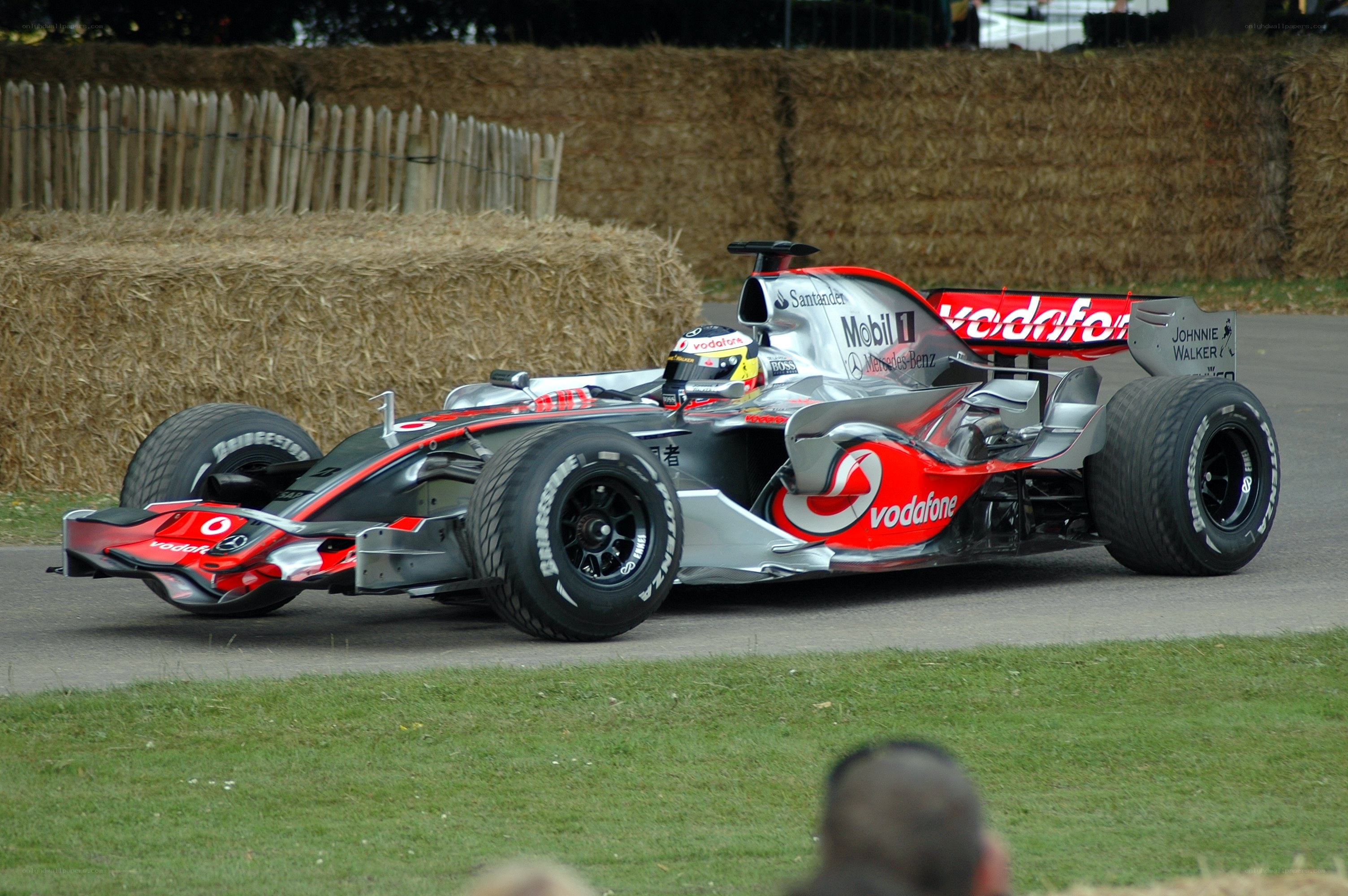 Formula One car on display