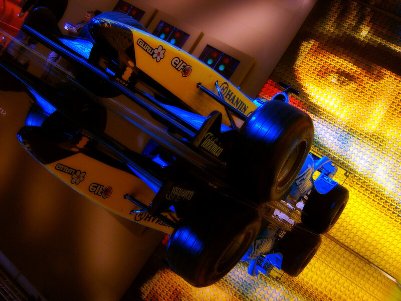 Formula One car on display