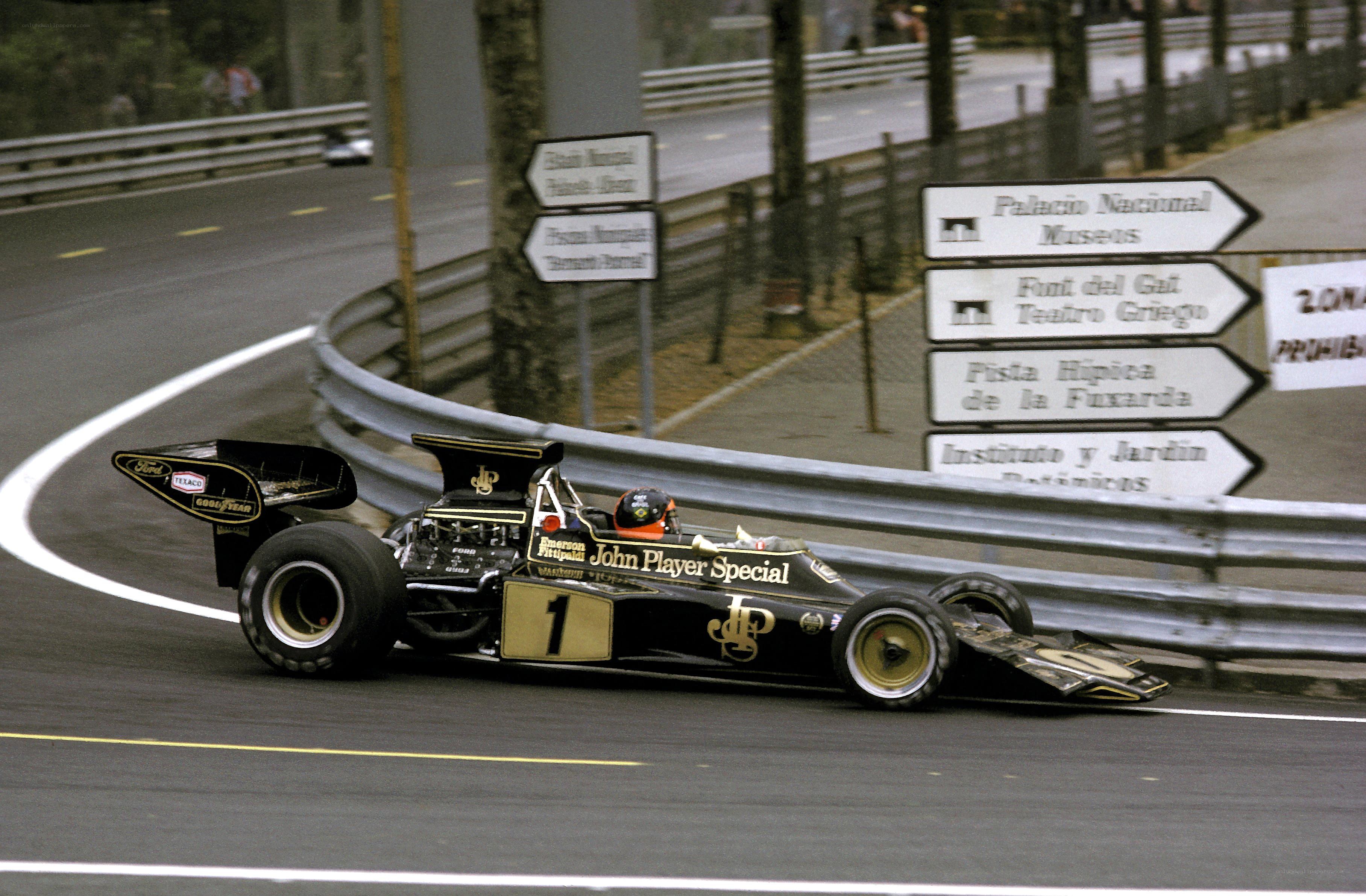 Formula One car on track
