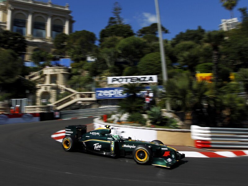 Formula One car on track