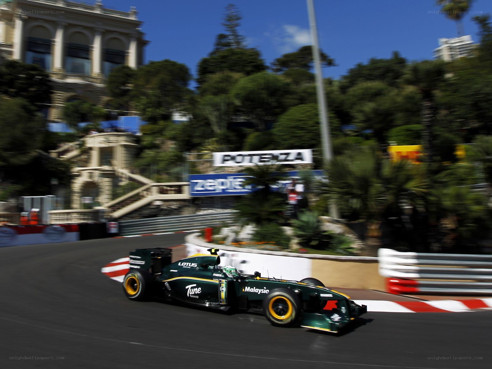 Formula One car on track